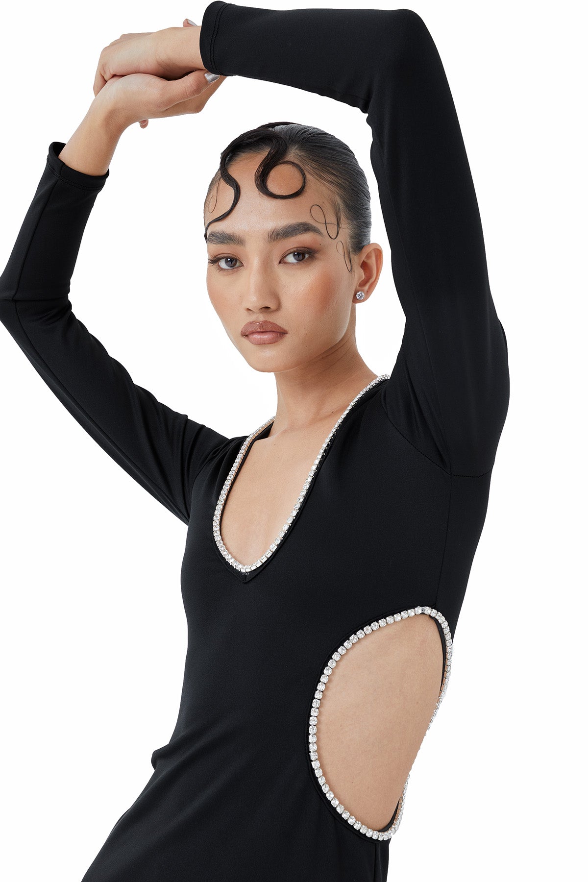 Kira Dress - Mini - Black - Sample