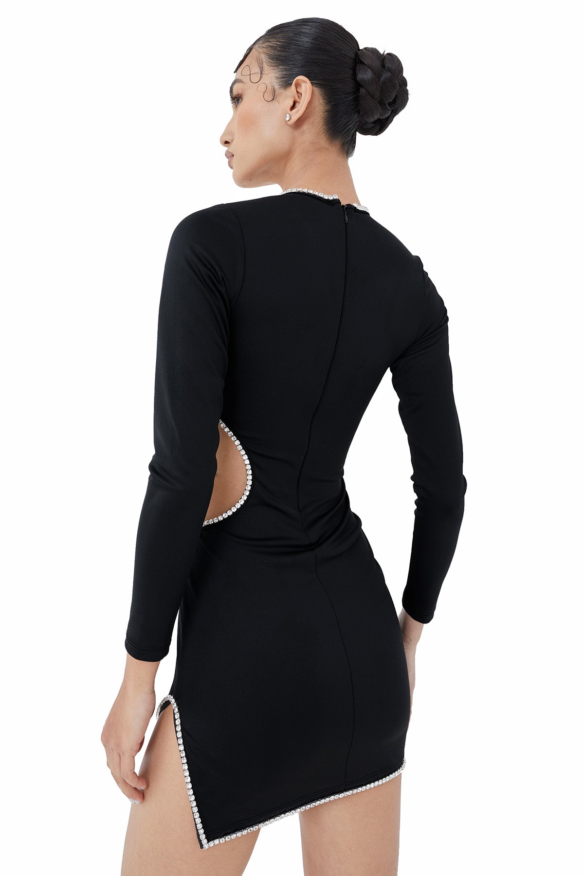 Kira Dress - Mini - Black - Sample