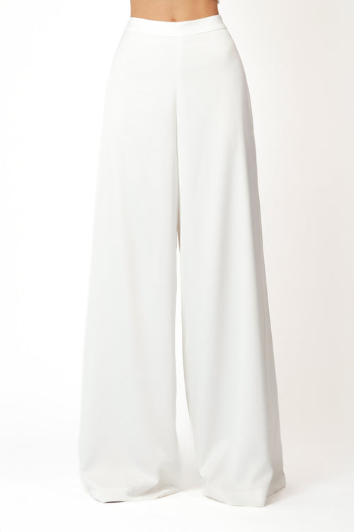 KASTRID TROUSERS  - IVORY