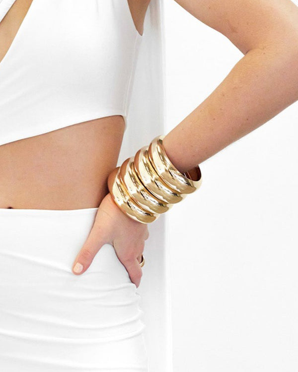 Gold Bangles x1