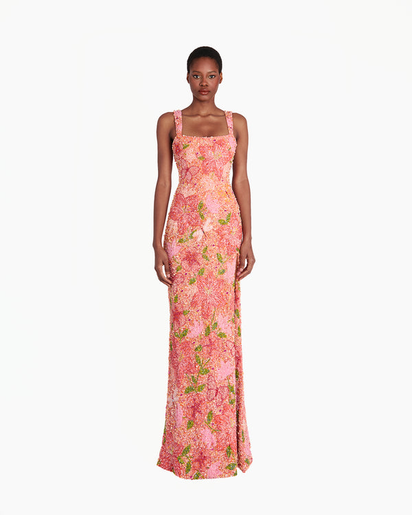 Kalini Dress - Coral