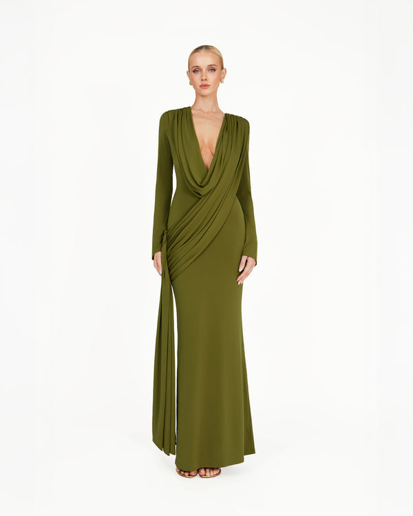 Kaori Dress - Khaki