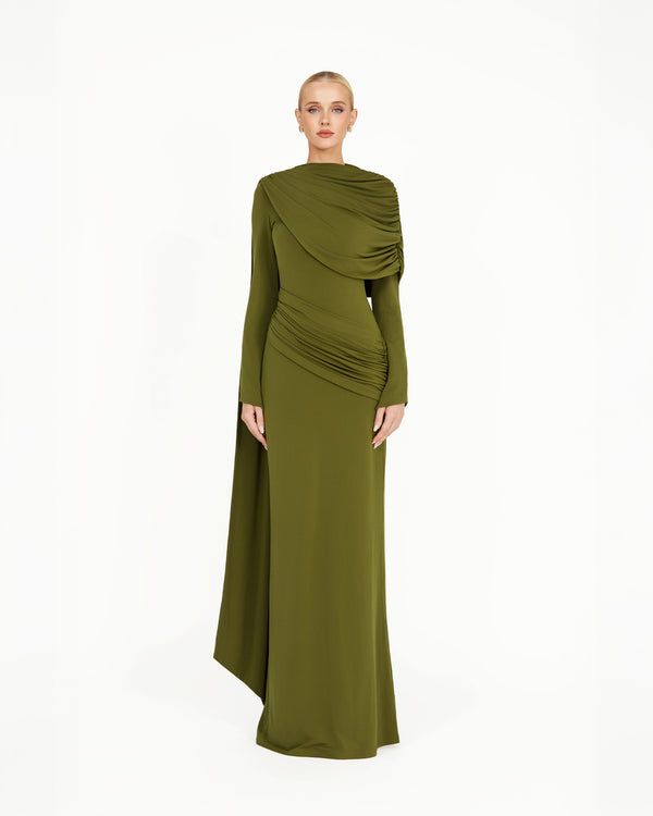 Karelia Dress - Khaki