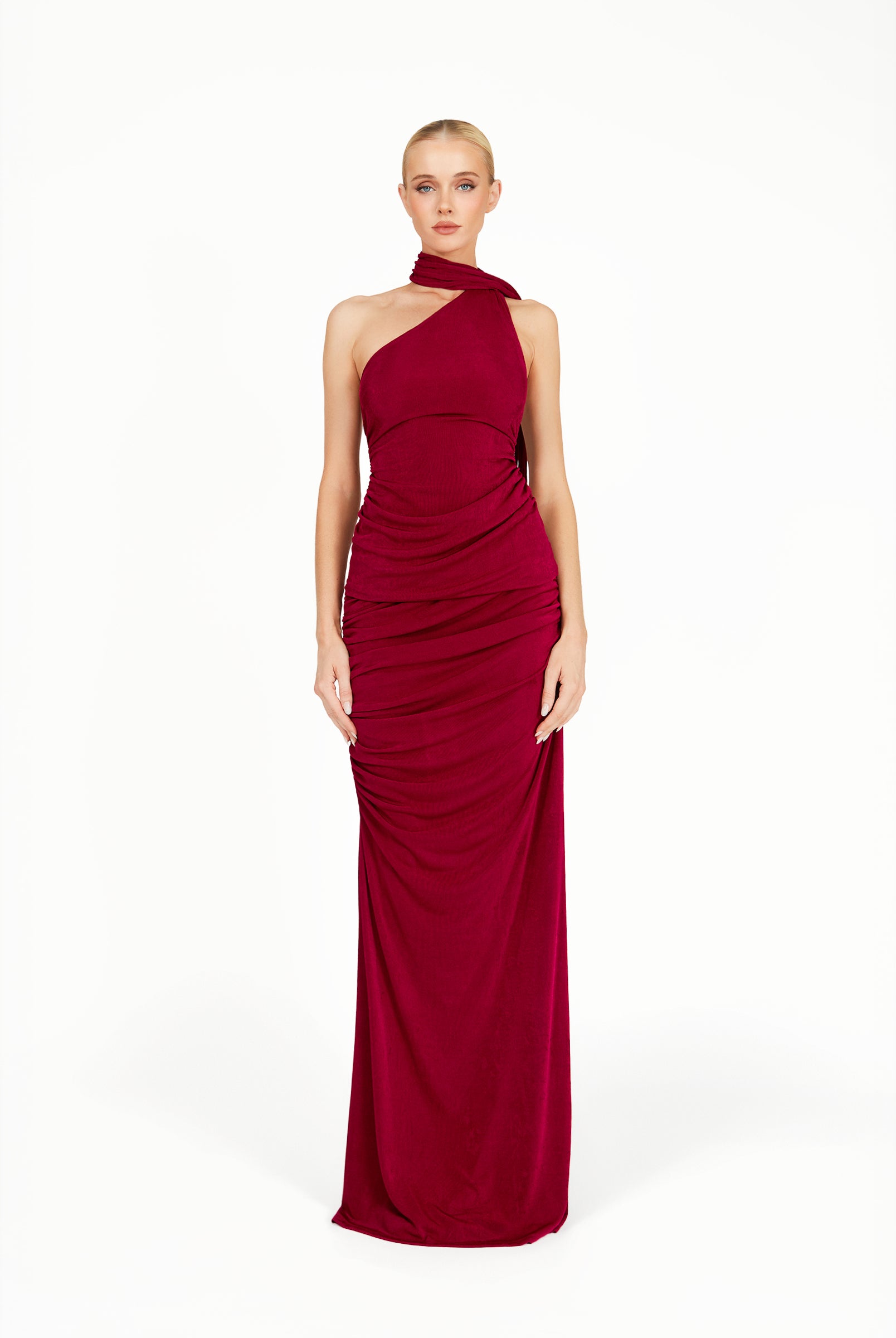 khanums red dress Kalentina Dress