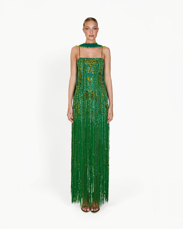 Karsha Mini Dress - Green