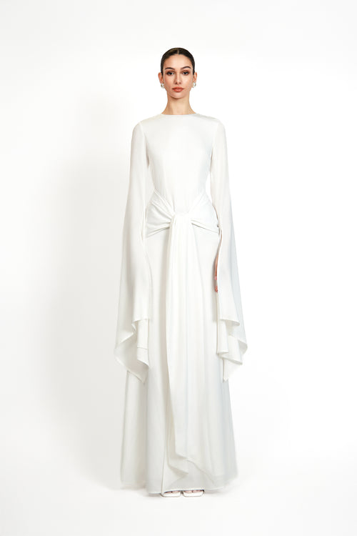 KHALISA DRESS - WHITE