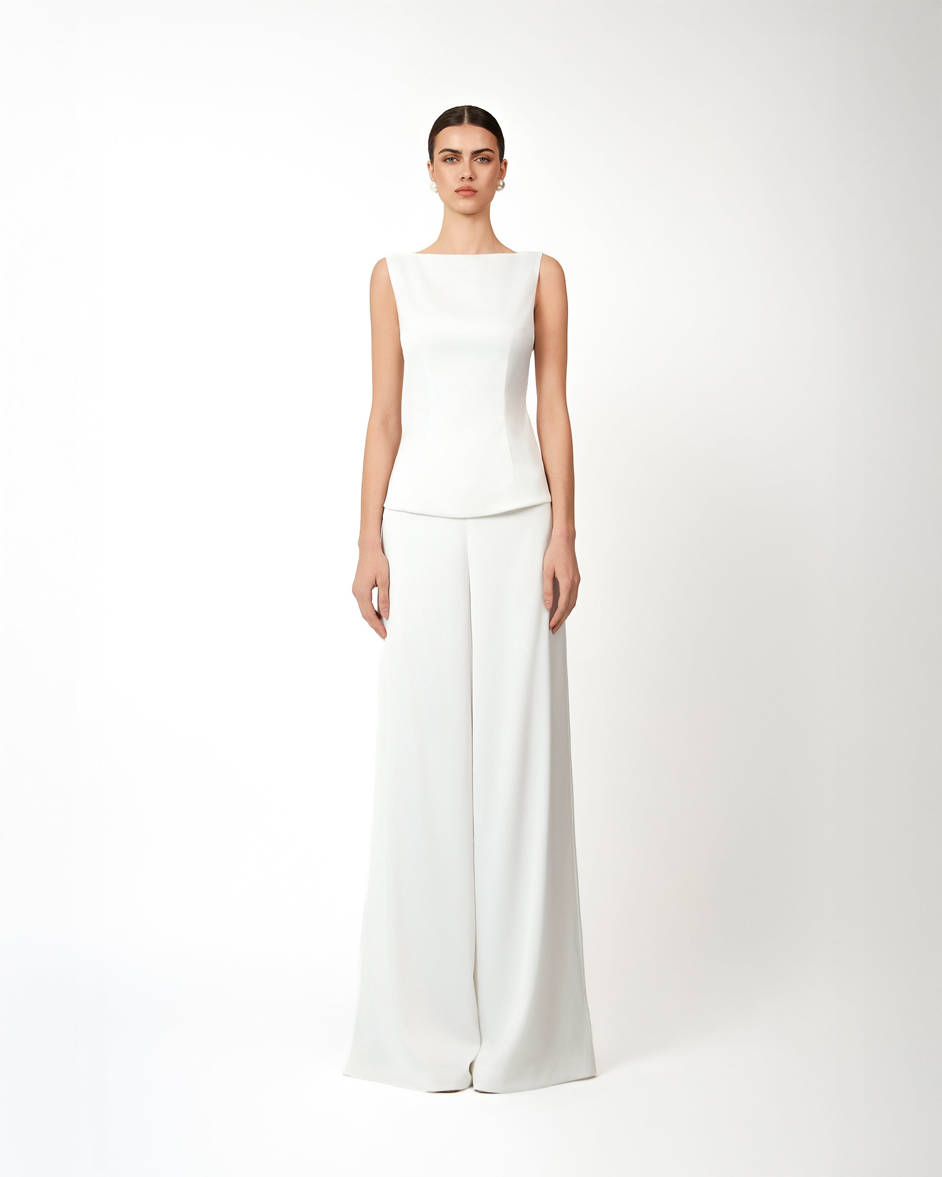 KASTRID TROUSERS - IVORY – Khanum's