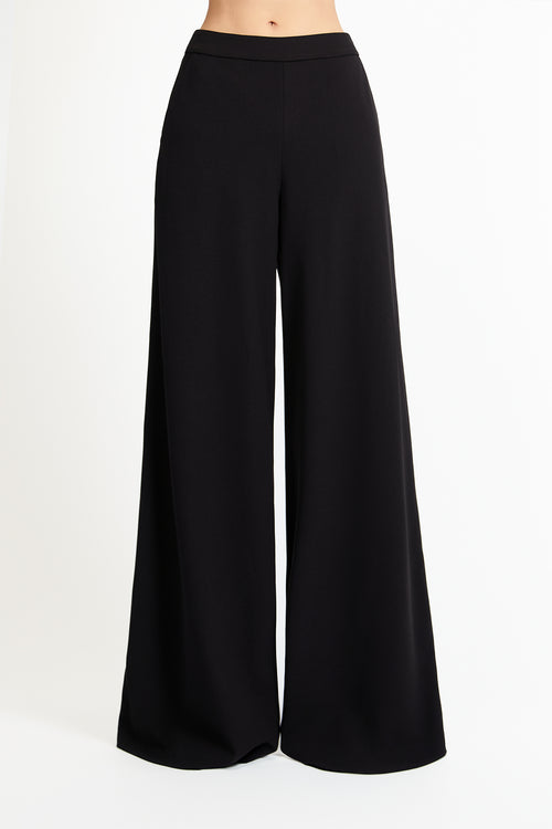 KASTRID TROUSERS  - BLACK