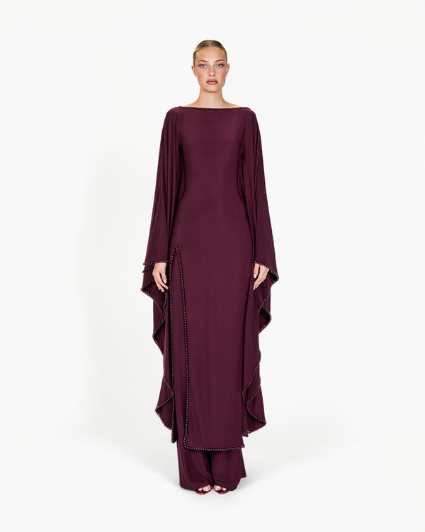 Kontai Dress - Plum