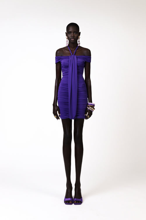 Korro Mini Dress - Purple