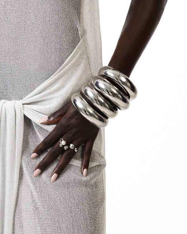 Silver Bangles x1