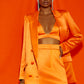 Kinza Skirt - Orange - Sample