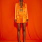 Kinza Skirt - Orange - Sample