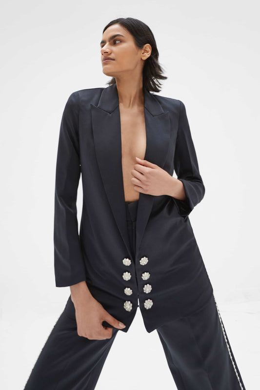 Kezia Blazer Black - Sample
