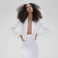 Kin Cropped Blazer Ivory